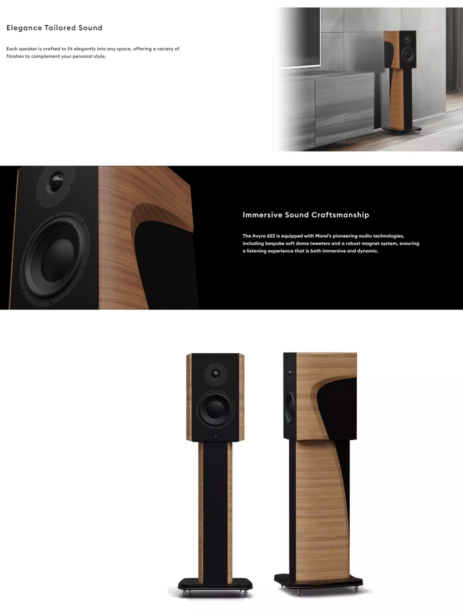 Morel Avyra 622 bookshelf speakers